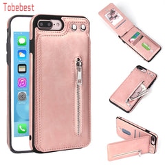Leather Phone Case Card Holder Wallet Cover