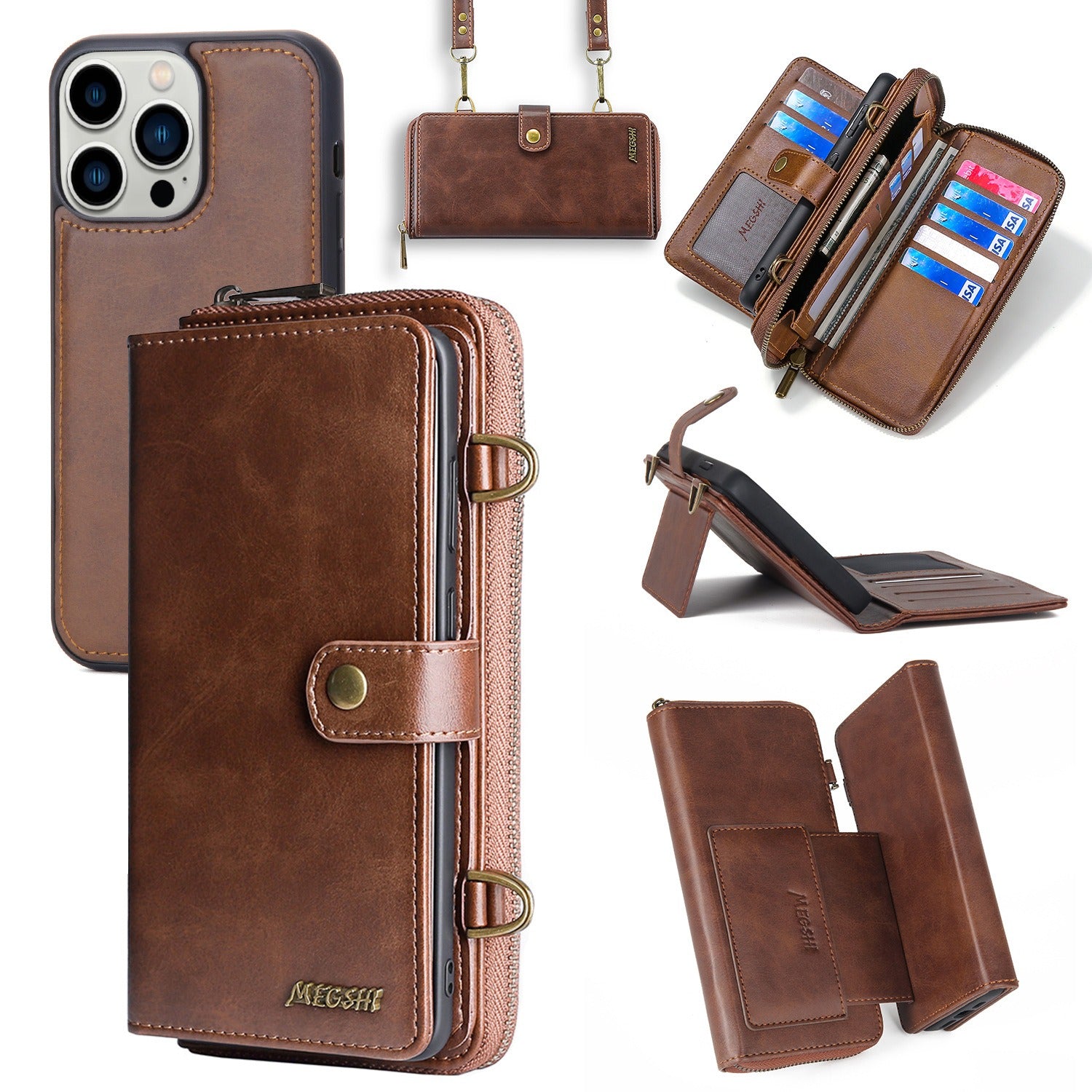 Iphone case with diagonal crossI multifunctional Iphone case