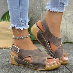Roman Sandals Platform Platform With Skirt Casual Open Toe All-matching Beach