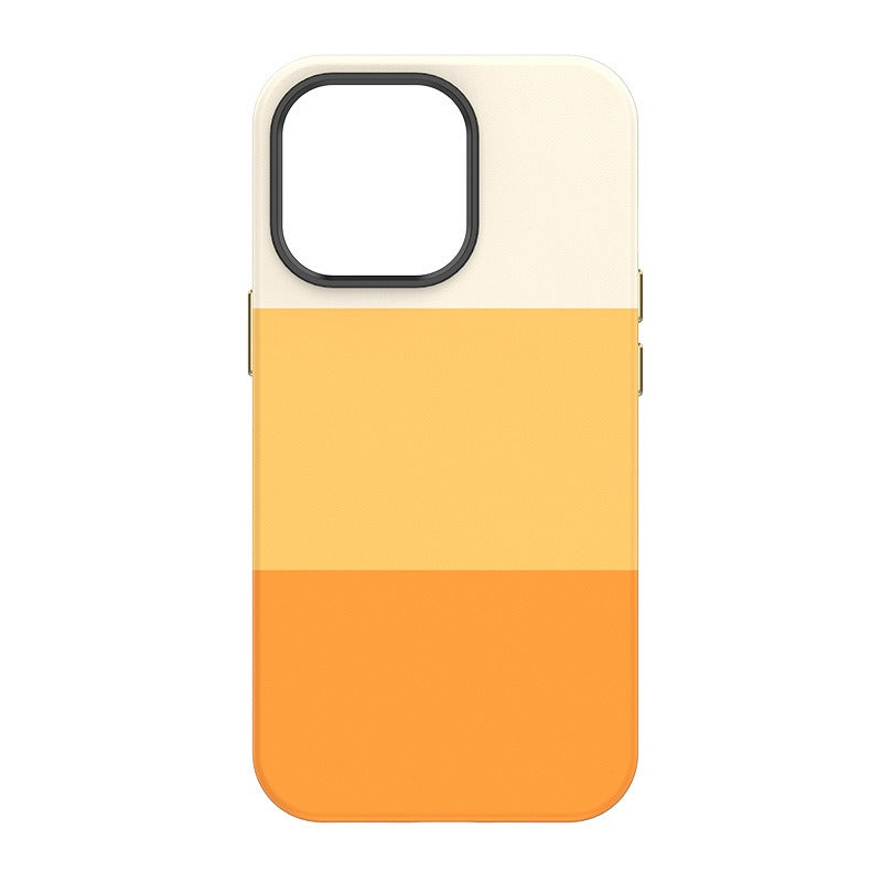 Mobile phone case  three color splicing g anti-drop case cover