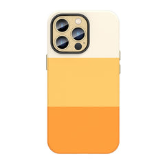 Mobile phone case  three color splicing g anti-drop case cover