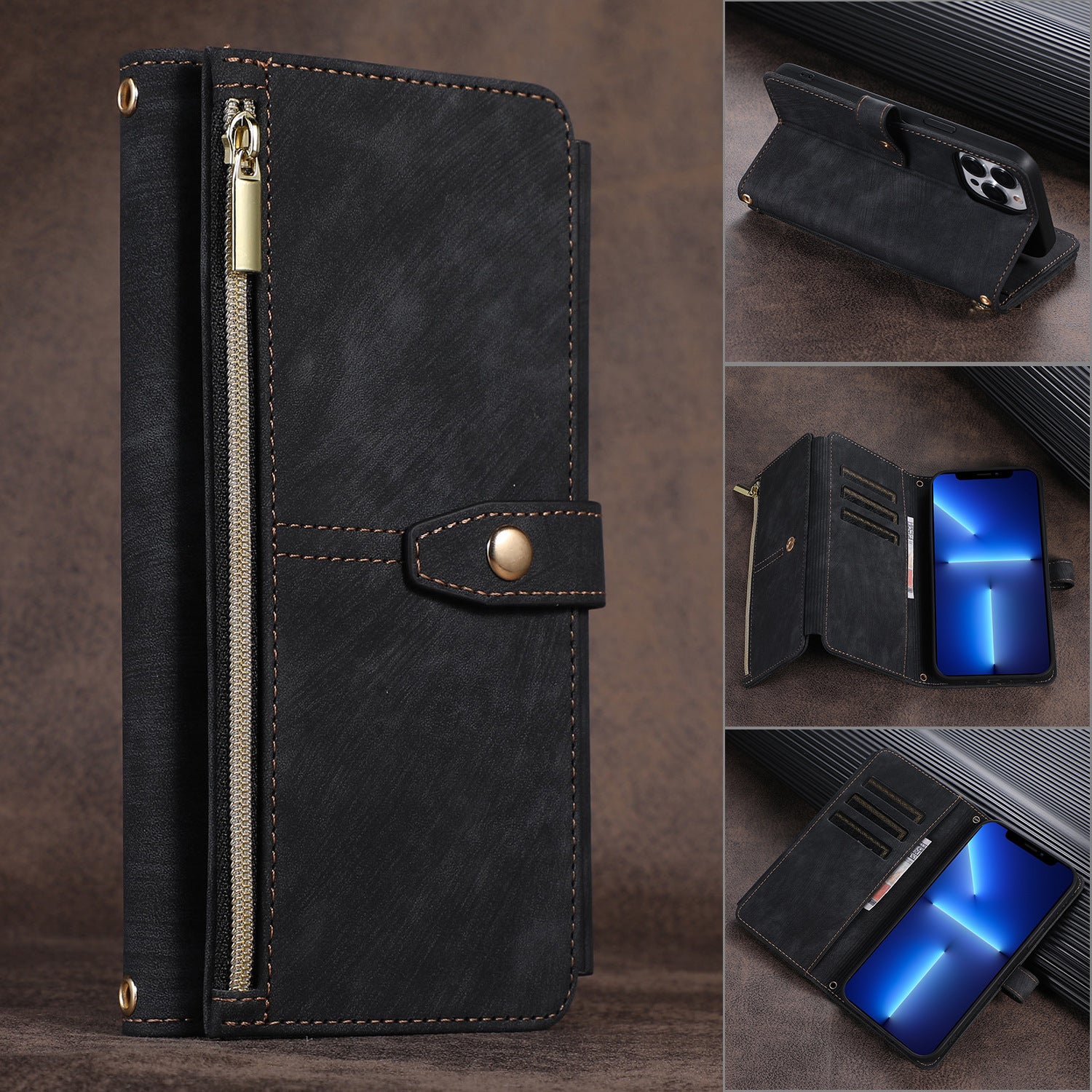 Protective case, flip cover leather case