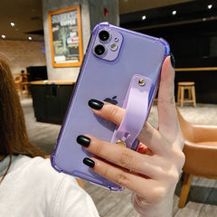 Wrist Strap Transparent Phone Case