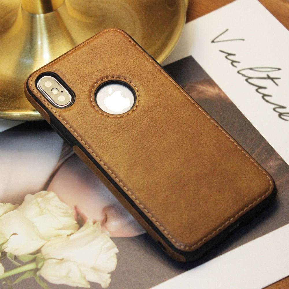 Luxury Slim PU Leather Case