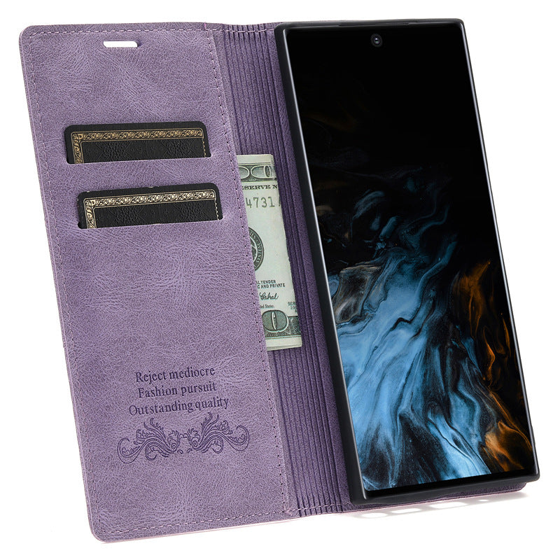 Leather IPhone case Holster Card Holder Protective Cover