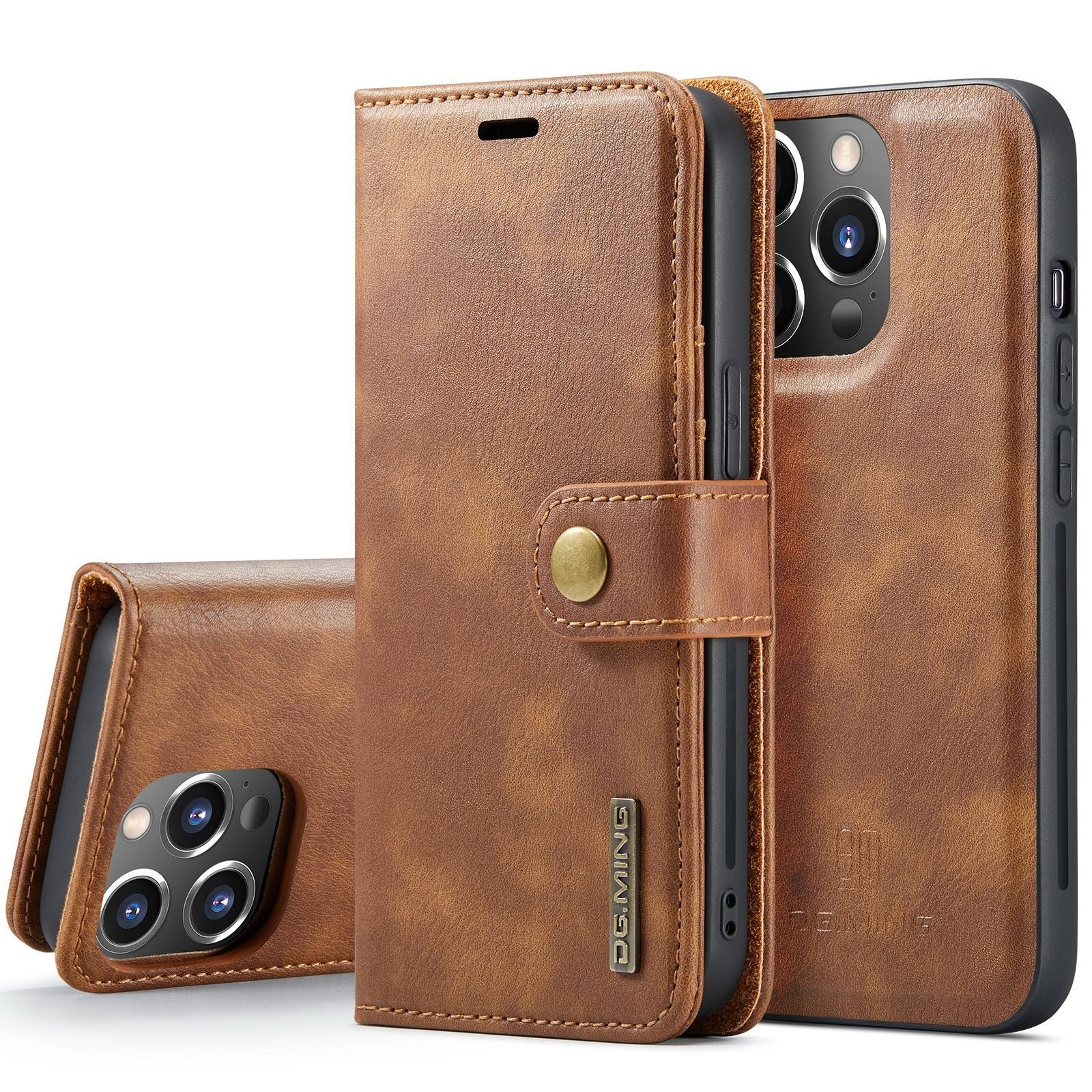 Magnet Split Phone Leather Case