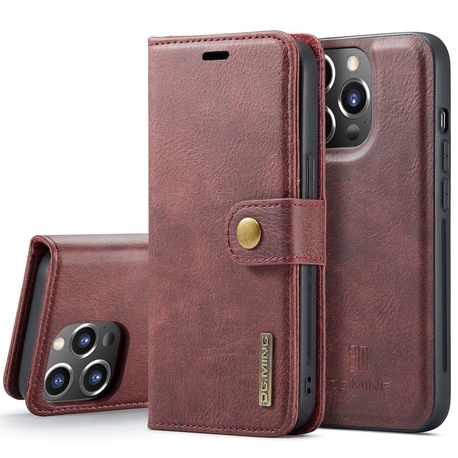 Magnet Split Phone Leather Case