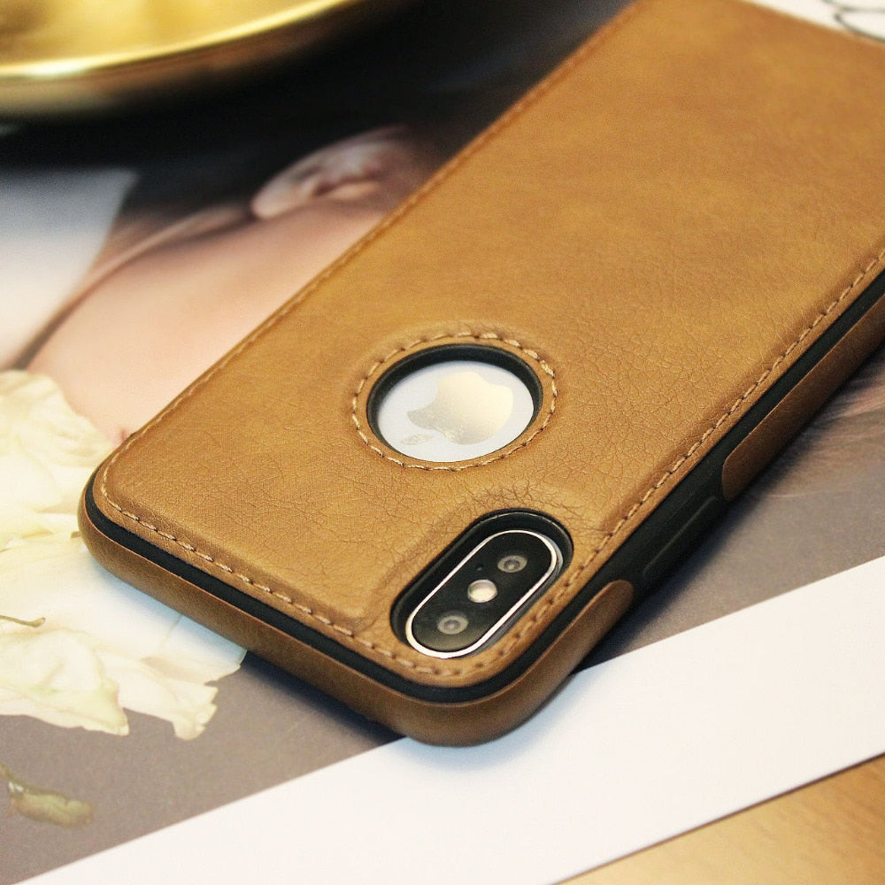 Luxury Slim PU Leather Case