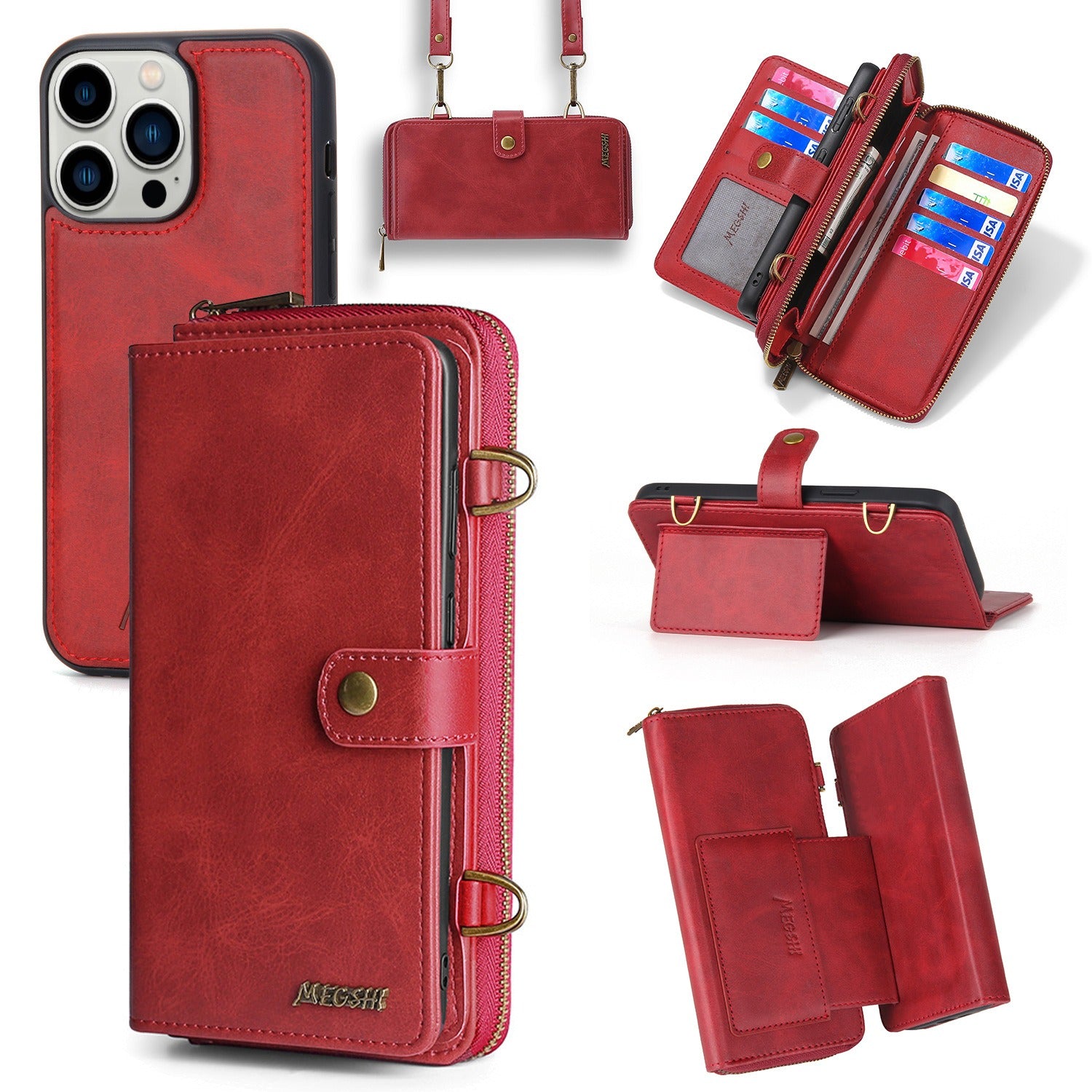Iphone case with diagonal crossI multifunctional Iphone case