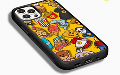 New colorful diamond cat mobile phone case