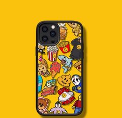 New colorful diamond cat mobile phone case