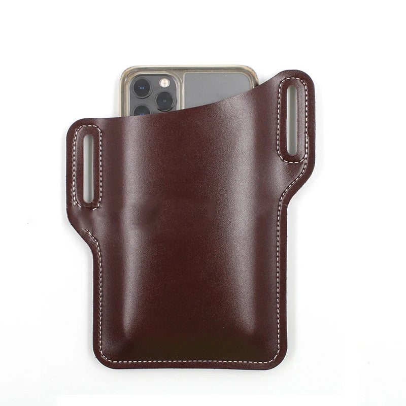 Mobile Phone Bag Waist Pack PU Leather Covers