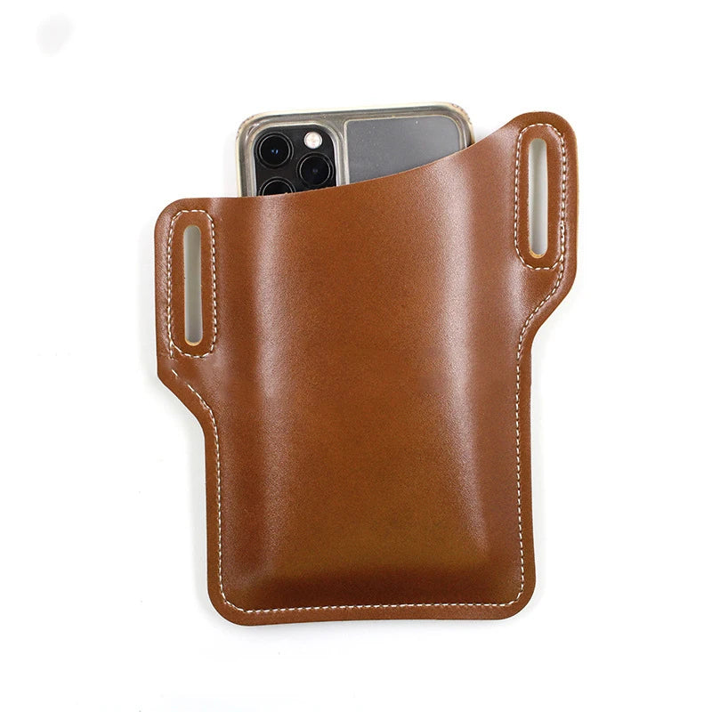 Mobile Phone Bag Waist Pack PU Leather Covers
