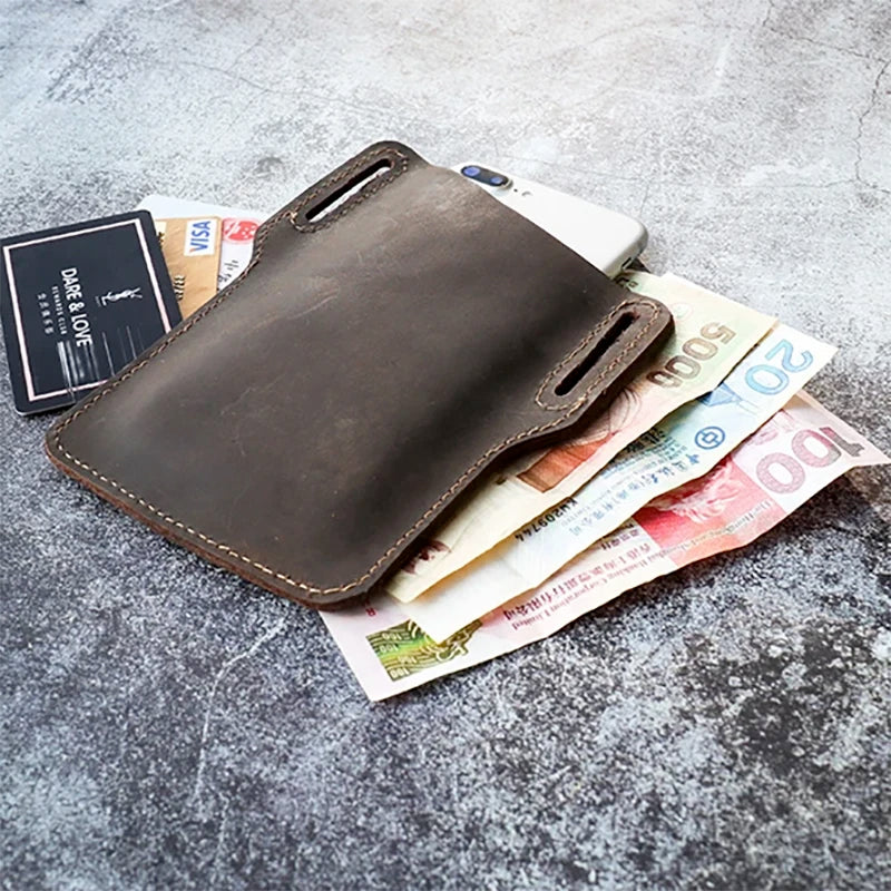 Mobile Phone Bag Waist Pack PU Leather Covers