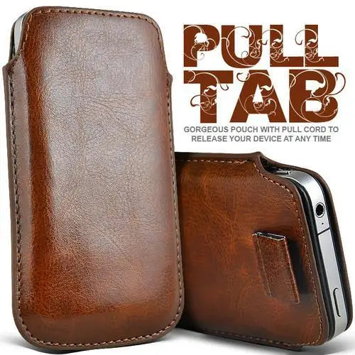 Leather Pouch Coque For iPhone  Case