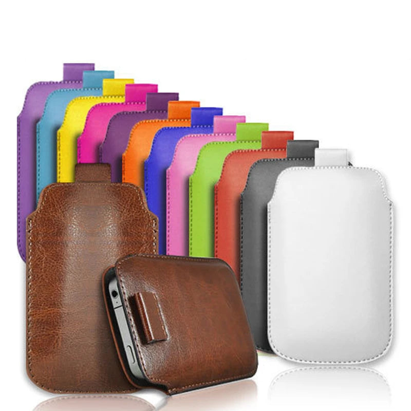 Leather Pouch Coque For iPhone  Case