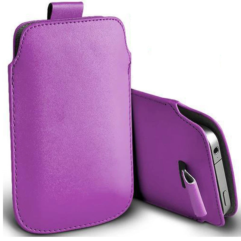 Leather Pouch Coque For iPhone  Case