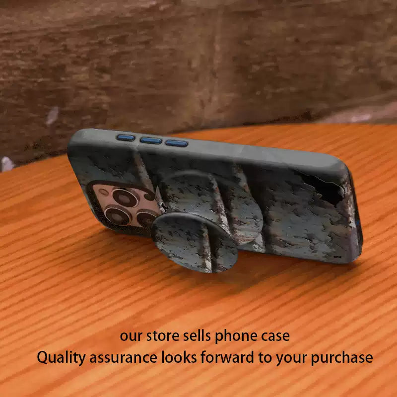 Shell World Broken Rust Oil Barrel Simulation  Protective Case