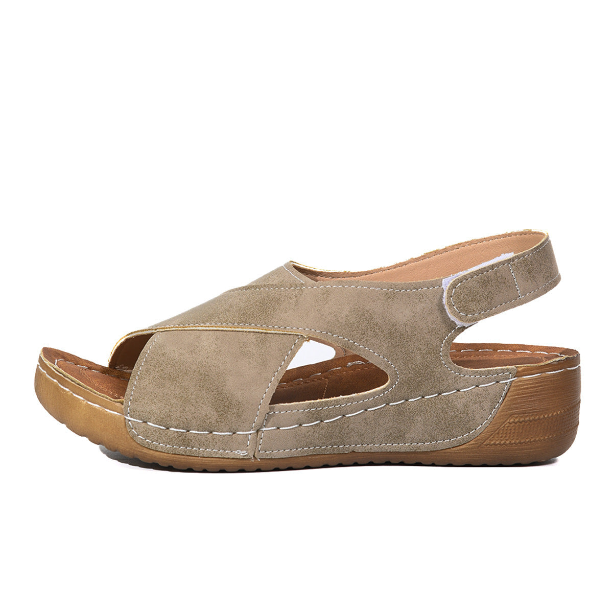 Roman Sandals Platform Platform With Skirt Casual Open Toe All-matching Beach