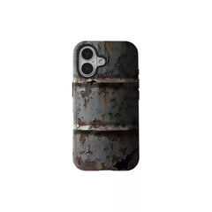 Shell World Broken Rust Oil Barrel Simulation  Protective Case