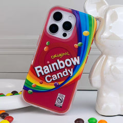 Shell Drum Island original rainbow candy phone case