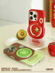 Rotating bracket iphone case