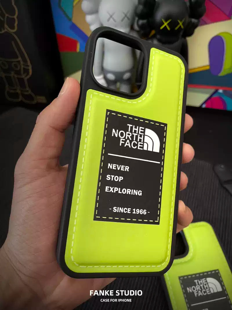 soft edge fluorescent green mobile phone case
