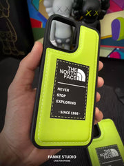 soft edge fluorescent green mobile phone case